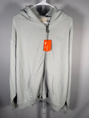 NWT YoungLA Men's "Elevated Essentials" Grey Zip Up Hoodie Size XL