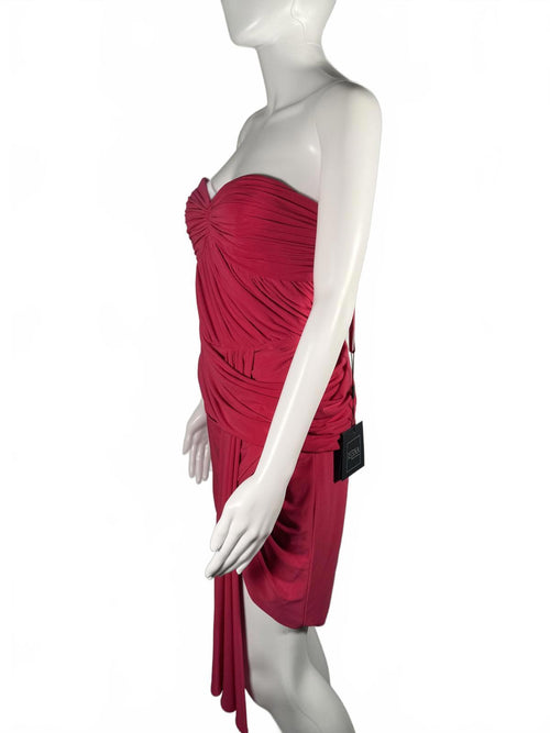 MAC DUGGAL 11565 Hot pink Strapless Mini Dress Size 6