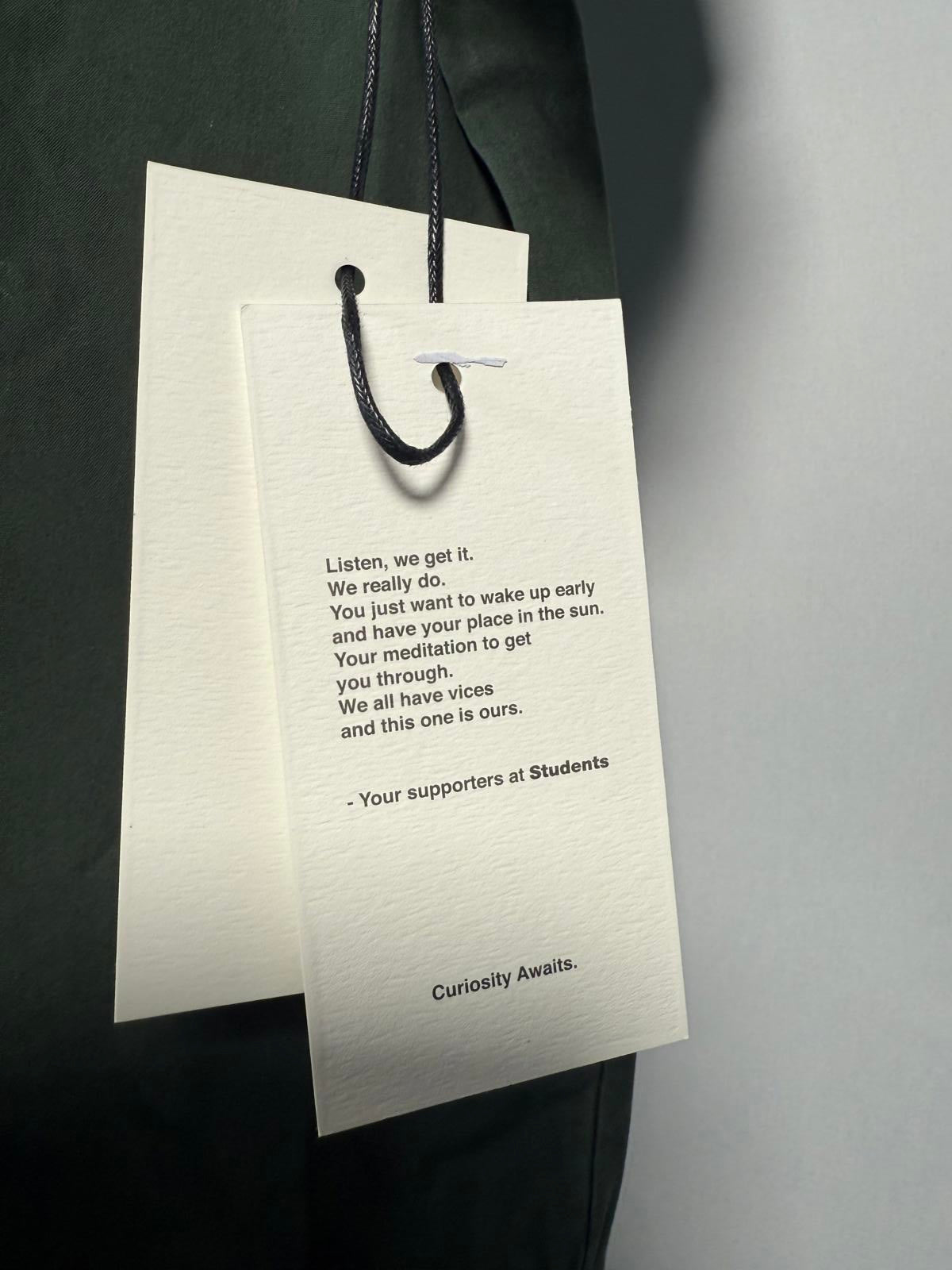 NWT Student Golf Institute of Trash Talking fall collection shirt Size M