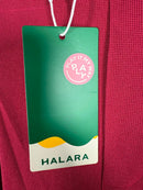 NWT Halara Flex™ High Waisted Side Pocket Wide Leg Waffle Work Pants L Petite