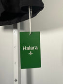 NWT Halara boat neck black baby tee cropped - XL