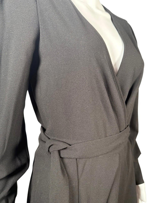 The Kooples Black Wrap Dress US Size Small, FR 1 NWT