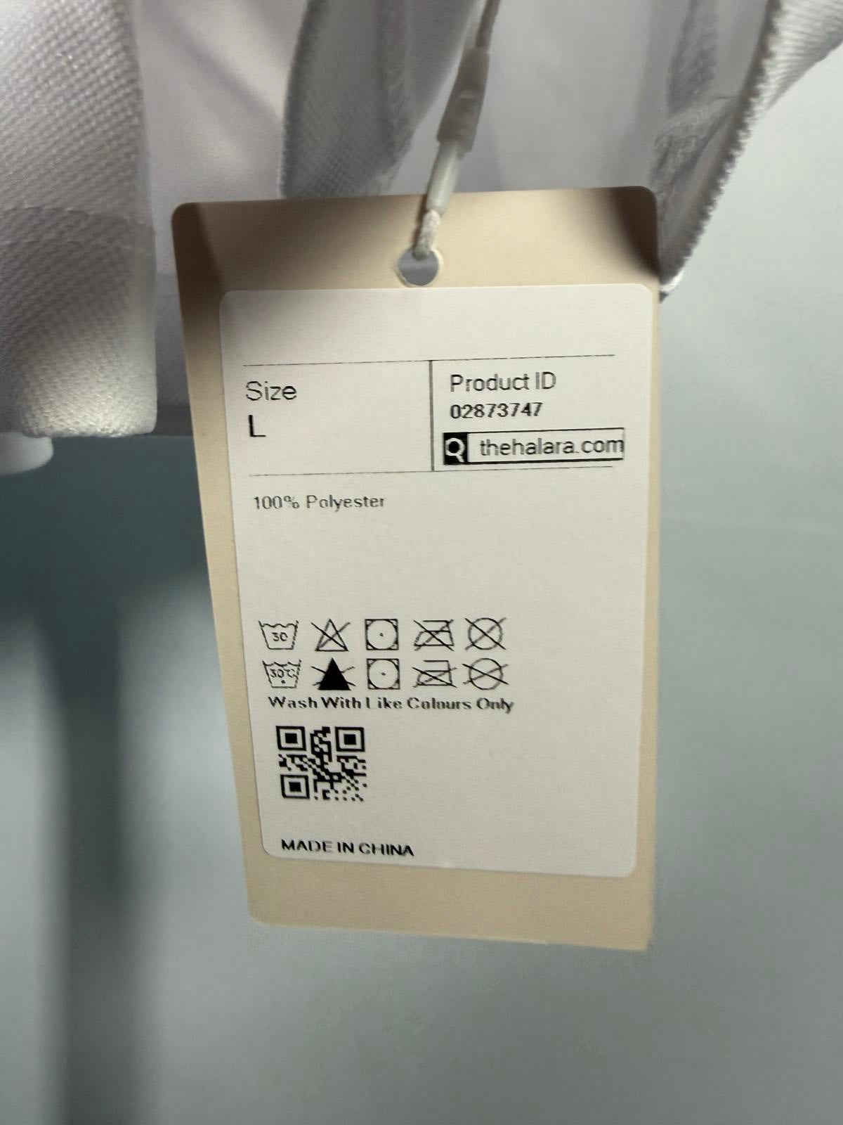 NWT Halara Women's Mini White Dress Size Large