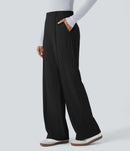 NWT Halara Flex™ Mid High Waisted Pocket Work Pants Black Medium