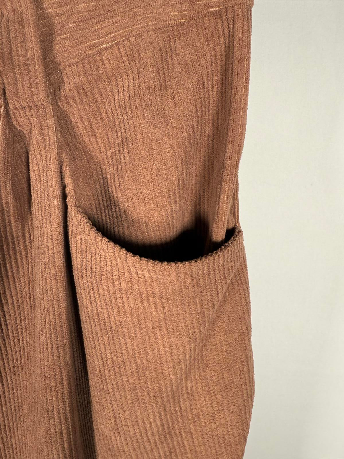 NWT Halara High Waisted Corduroy Casual Pants Acorn - Size XL