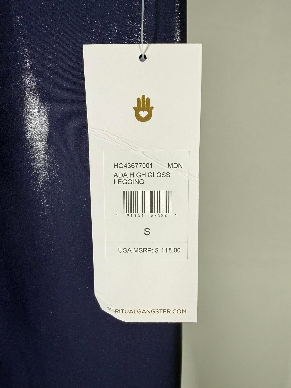 NWT Spiritual Gangster Ada High Gloss Legging Size Small