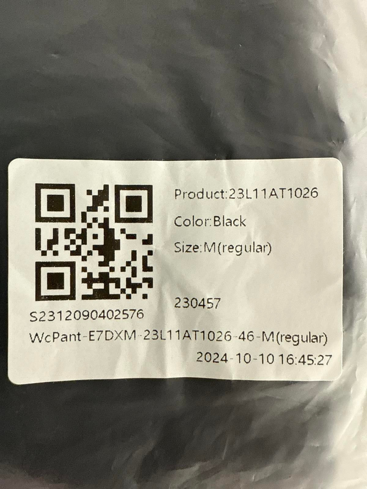 NWT Halara Mid Rise Pockets Straight Leg Corduroy Casual Pants Black Size M