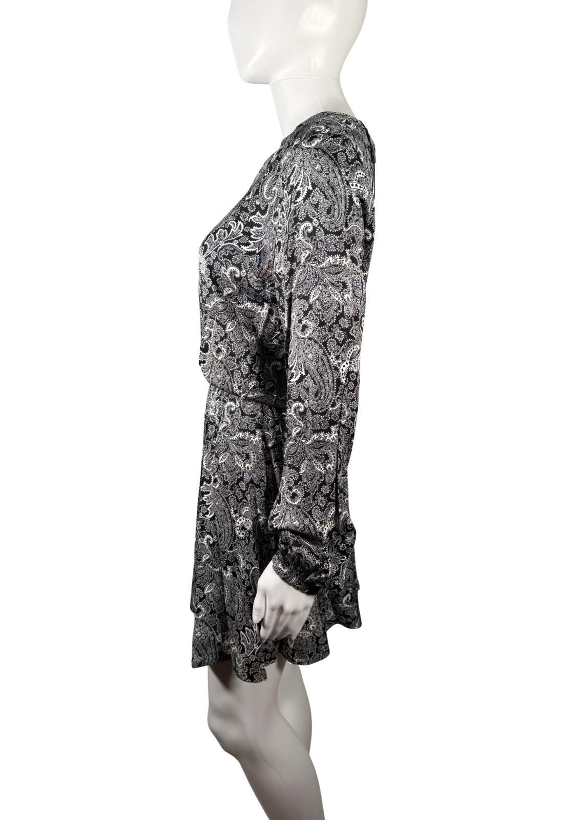 The Kooples Lace Paisley Print Size US Medium FR 2 Mini Dress NWT