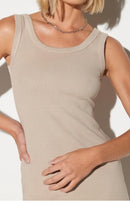 NWT Spiritual Gangster Camille Rib Knit Midi Dress Size Medium