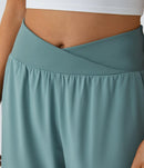 NWT Halara Breezeful High Waisted Crossover Side Pocket Resort Pants - L Petite