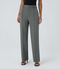 NWT Halara Flex™ High Waisted Pocket Straight Leg Work Pants Size XL