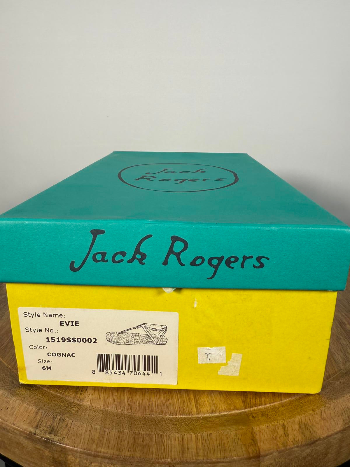 Jack Rogers Evie Sandal Cognac - 6 NWB