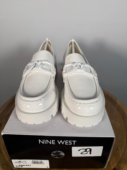 NINE WEST Gemay Platform Bit Loafers Size 6.5 NWB