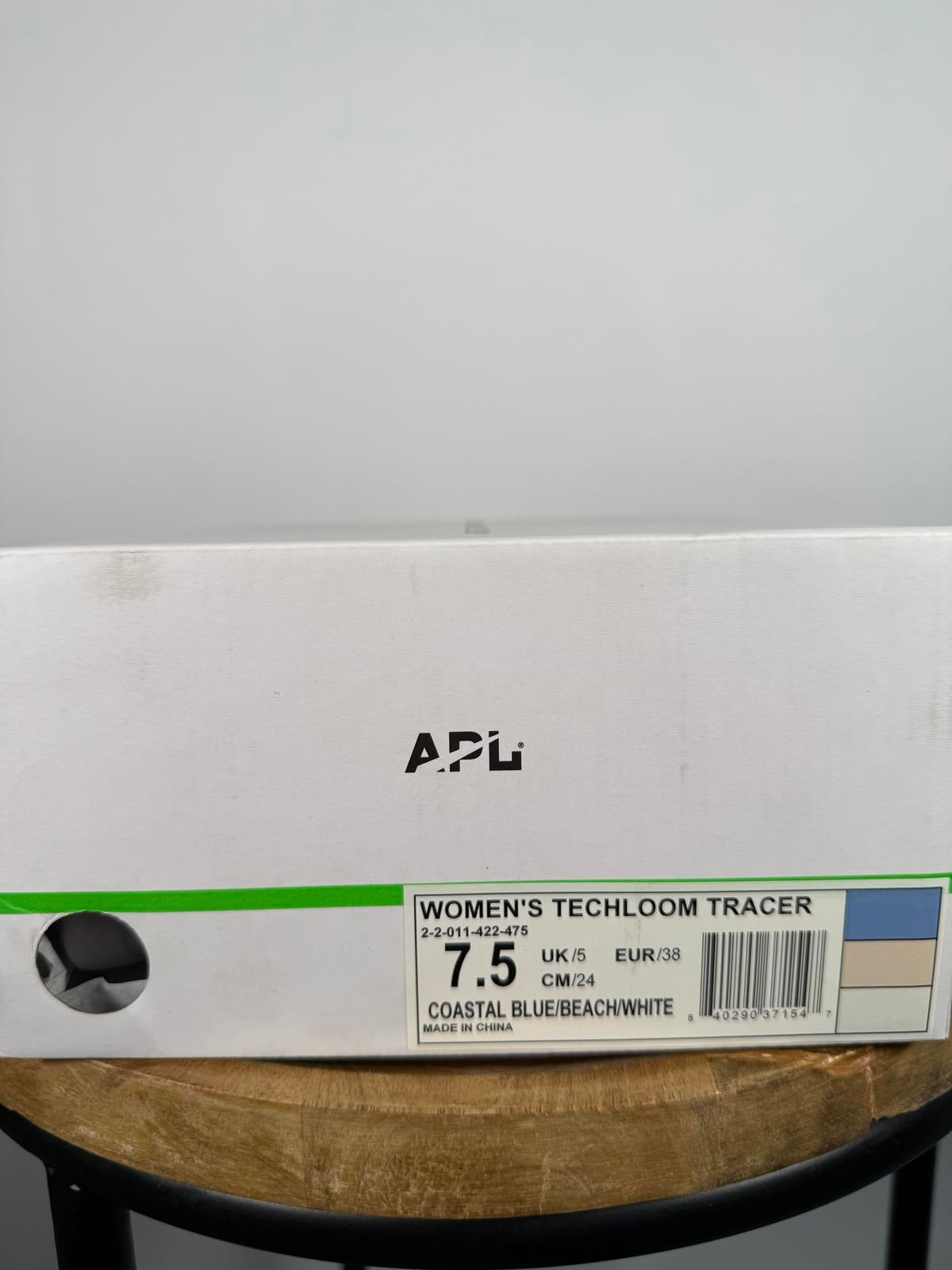 NIB APL Women's Coastal Blue Beach White TechLoom Tracer Sneakers Size 7.5