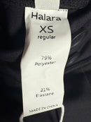 NWT Halara Flex™ High Waisted Decorative Pocket Skinny Work Pants Black Size XS