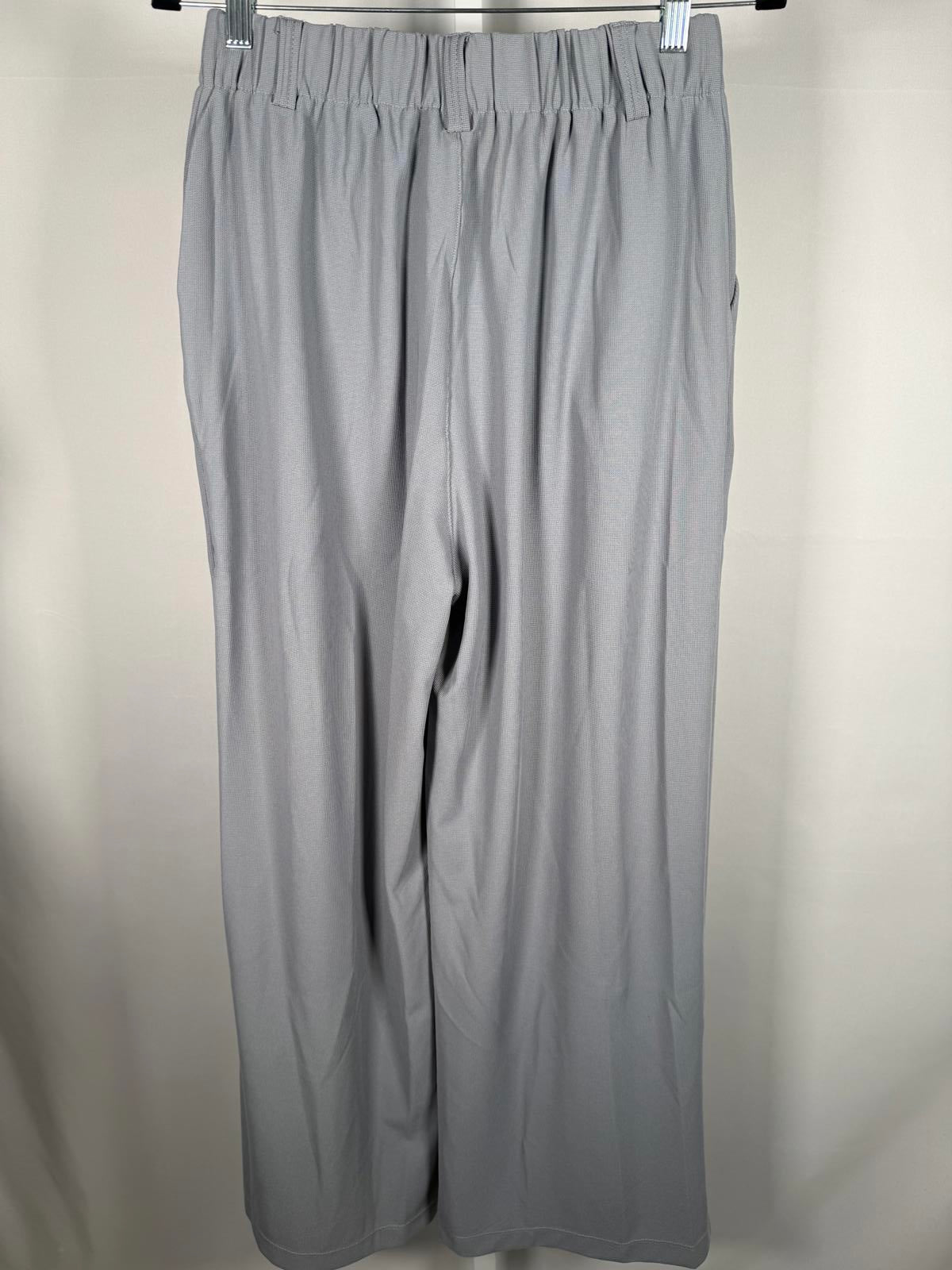 NWT Halara Flex™ High Waisted Pocket Wide Leg Waffle Work Pants Weathervane M