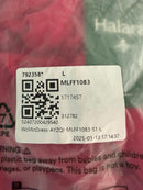 NWT Halara Long Sleeved Ruched Mini Dress Hot Pink Large