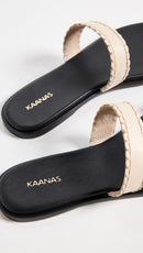 Kaanas Pirita Sandal Cream Size 9 NIB