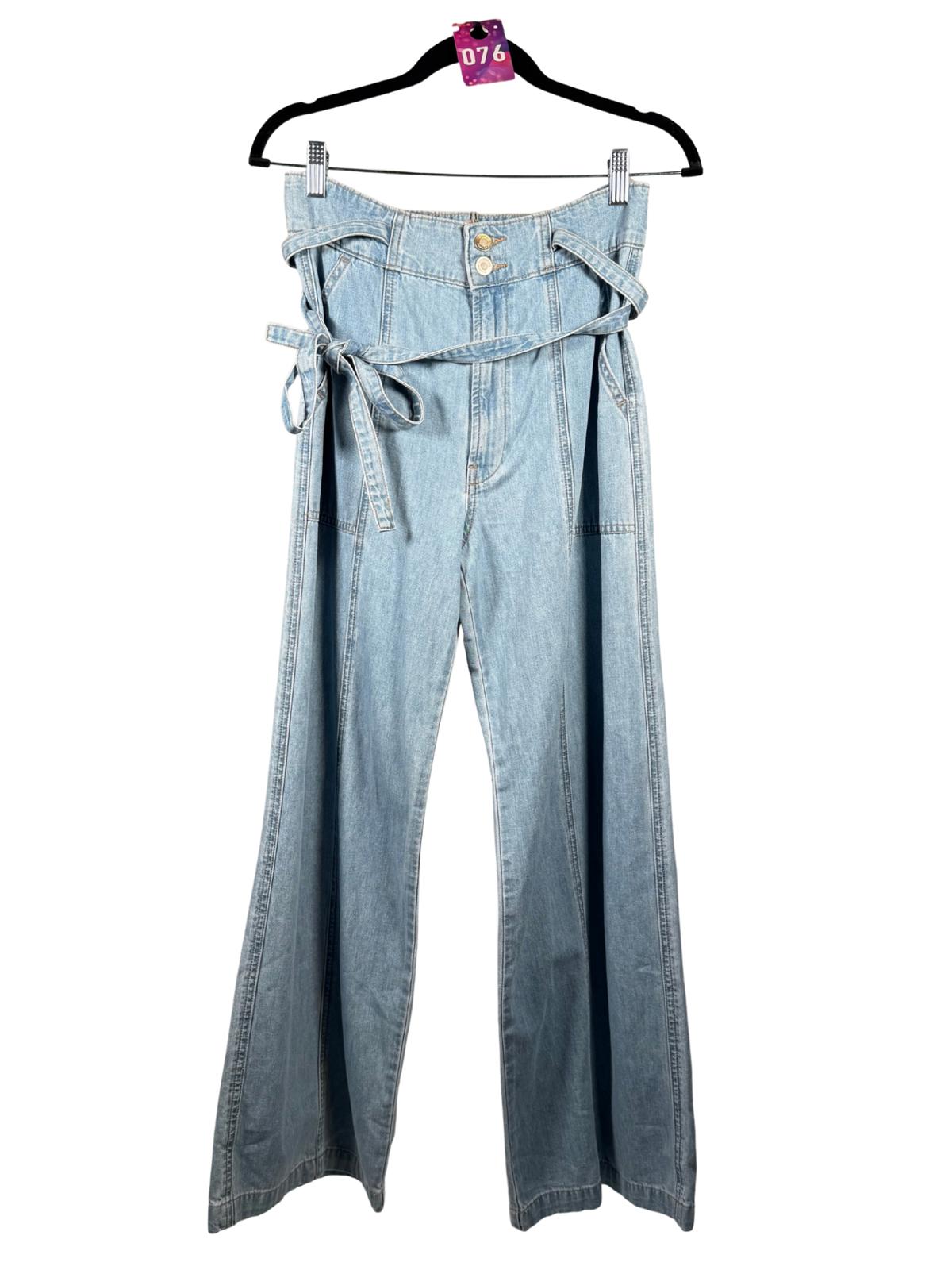 NWT Hudson Tie Waist Wide Leg Barefoot Trouser in First Class Size 28