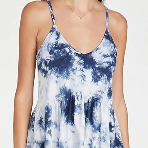 NWT REVOLVE by Z Supply Kona Black Iris Mini Dress Size S