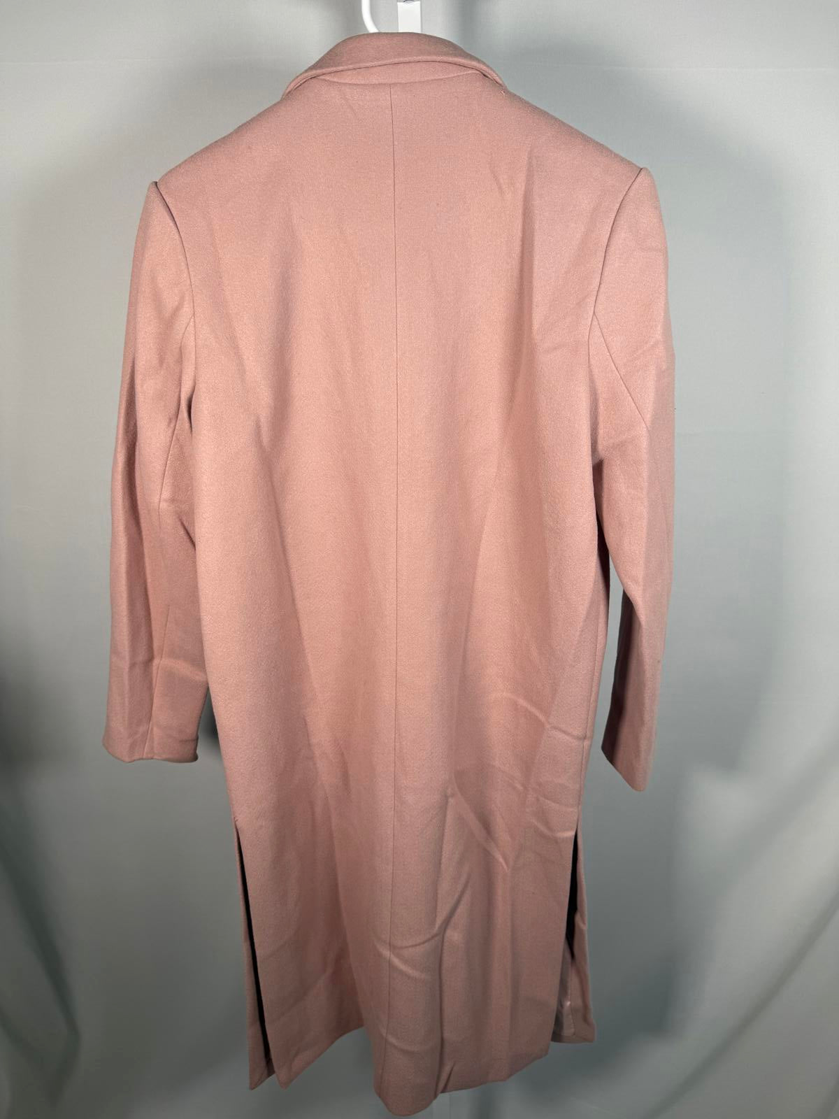 LBLC Pink Oversized Women's Trench Coat Size Small NWT