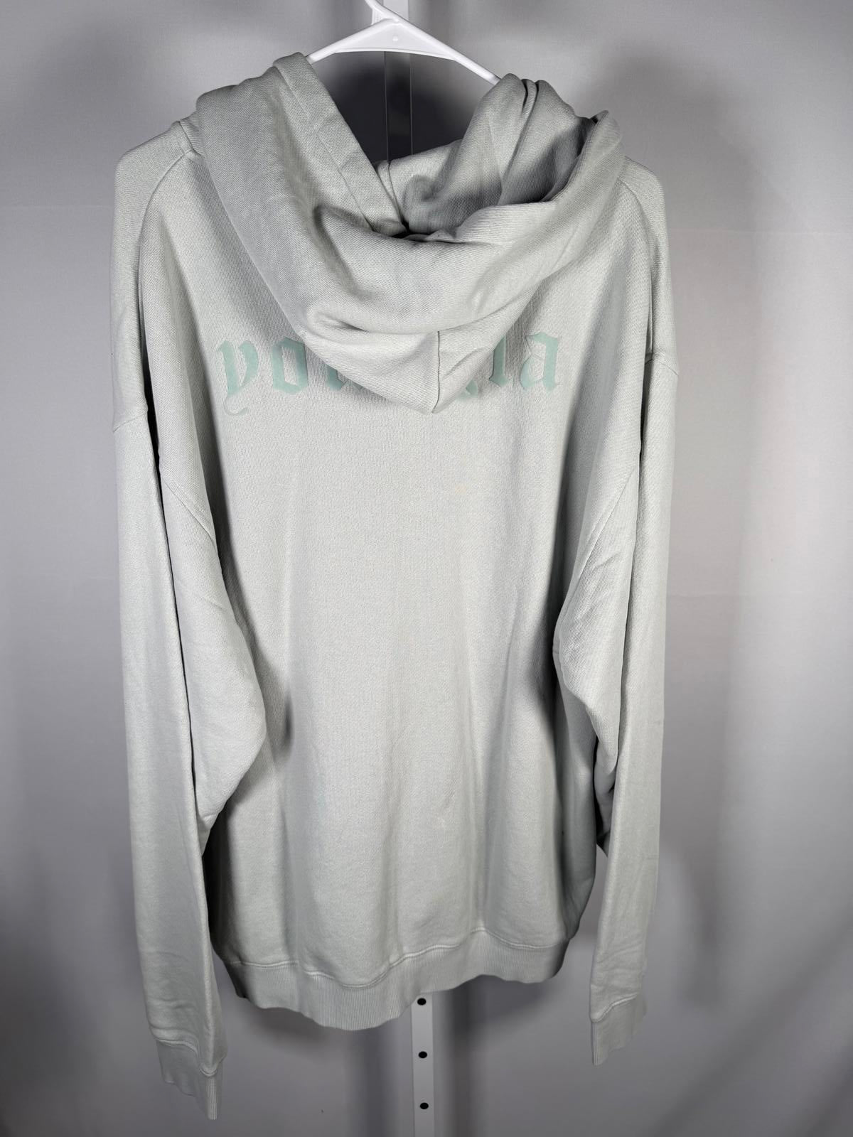 NWT YoungLA Men's "Elevated Essentials" Grey Zip Up Hoodie Size XL