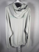 NWT YoungLA Men's "Elevated Essentials" Grey Zip Up Hoodie Size XL