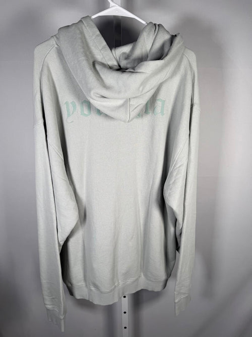 NWT YoungLA Men's "Elevated Essentials" Grey Zip Up Hoodie Size XL