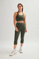 NWT Girlfriend Collective Terrace Compressive High-Rise Capri S