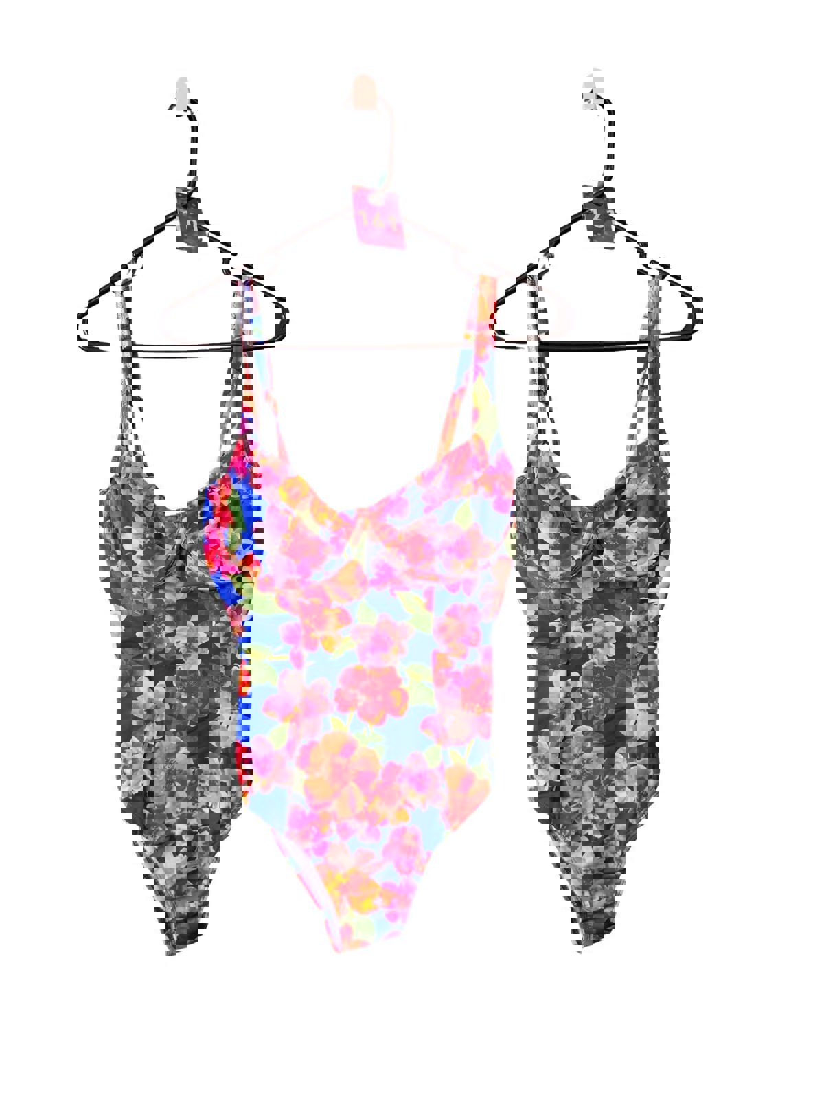 Cupshe Floral Sweetheart Slim & Sculpt One-Piece Swim Suit