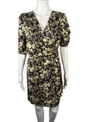 NWT The Kooples Twill Flowers Dress (French Size 2) $365 MRSP