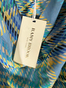NWT Ramy Brook Ivory Sleeveless Top Multi color Size M