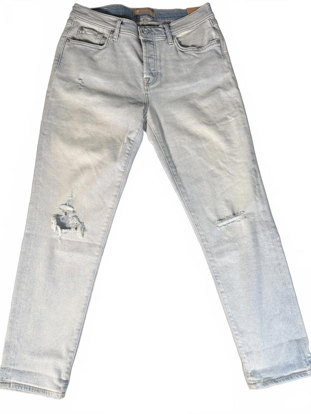 7 For All Mankind Josefina Slim Boyfriend Luxe Vintage Jeans, Size 29 NWT