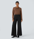 NWT Halara Front Long Sleeve Casual Sweater Sorrel Horse S