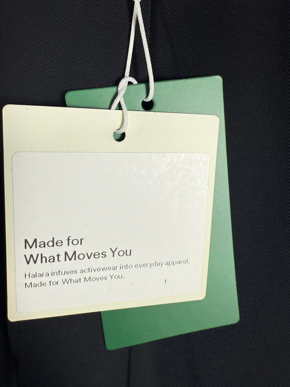 NWT Halara High Waisted Pocket Solid Work Tapered Pants Size Small, Tall