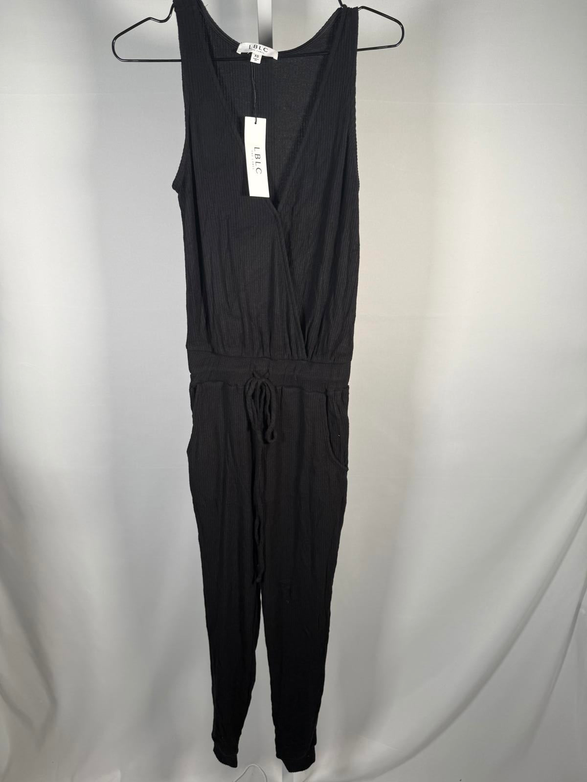 Lblc The Label Revolve Paylynn Ribbed Jumpsuit Size XS NWT