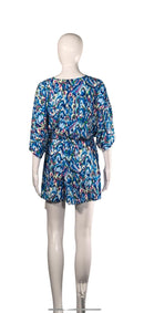Cupshe Abstract Print Belted Mini Dress Size S