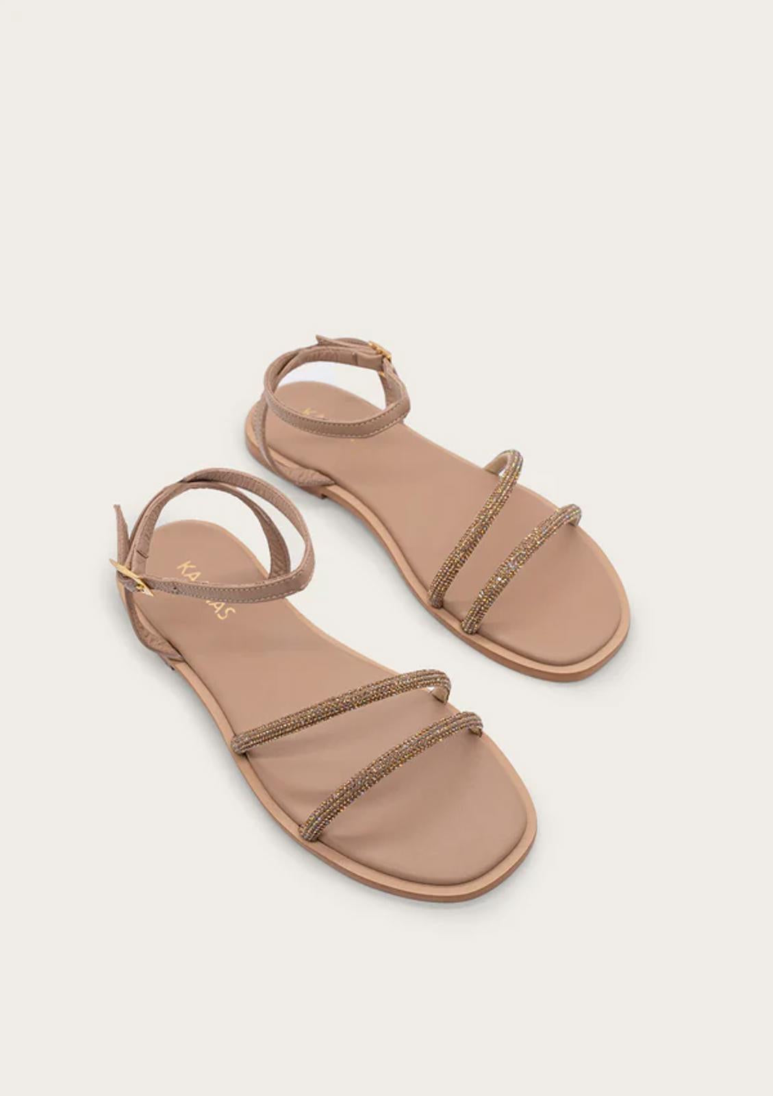 Kaanas Marquis Sandals Caramel Size 10 New in Box