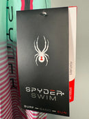 NWT SPYDER SWIM Men Size Large Double Ombre Stripe 9" E-Board Shorts Swim Trunks