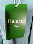 NWT Halara Breezeful High Waist Shirred Flowy Palazzo Casual Pants Stone Blue XL