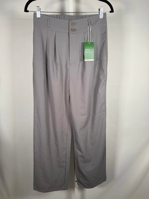 NWT Halara High Waisted Zipper Pocket Shirred Straight Leg Work Pants Size Small