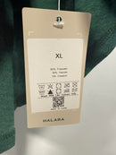 NWT Halara Deep V Neck Sleeveless High Low Flowy Midi Casual Dress Size - XL