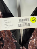 Jovani 3263A Black/Rose Size 2 NWT