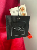 NWT Mac Duggal Apparel  Candy Pink Rhinestone Strap Satin Mini Dress Size 2