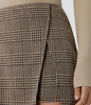 NWT Halara High Waisted 2-in-1 Pocket Houndstooth Plaid Mini Casual Skirt S