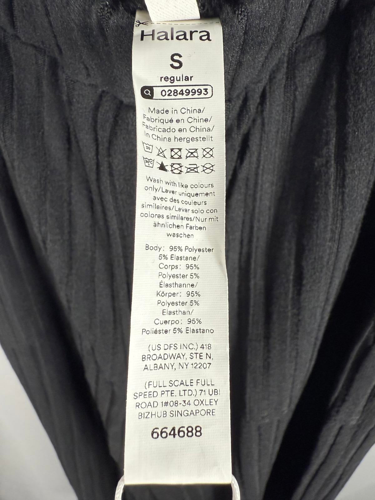 NWT Halara Ribbed Knit High Waisted Pockets Wide Leg Casual Pants Size Small