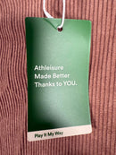 NWT Halara High Waisted Hem Midi Corduroy Casual Skirt Size M