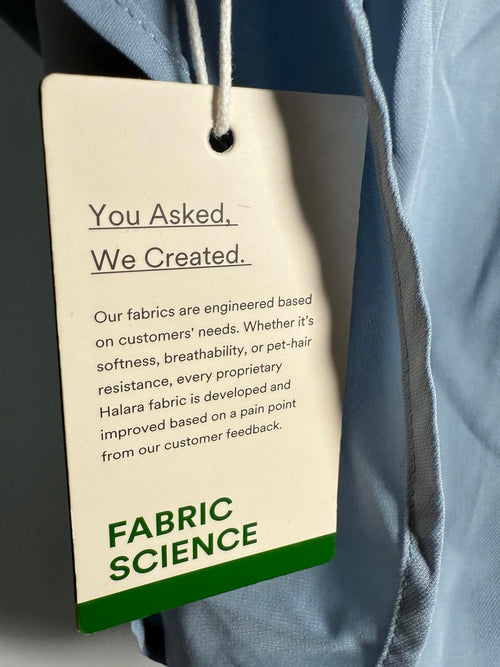 NWT Halara keyhole back long sleeve blouse Skyline Size Small