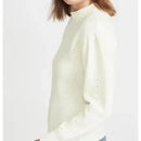 NWT English factory Puff Sleeve Sweater Ivory Size XS