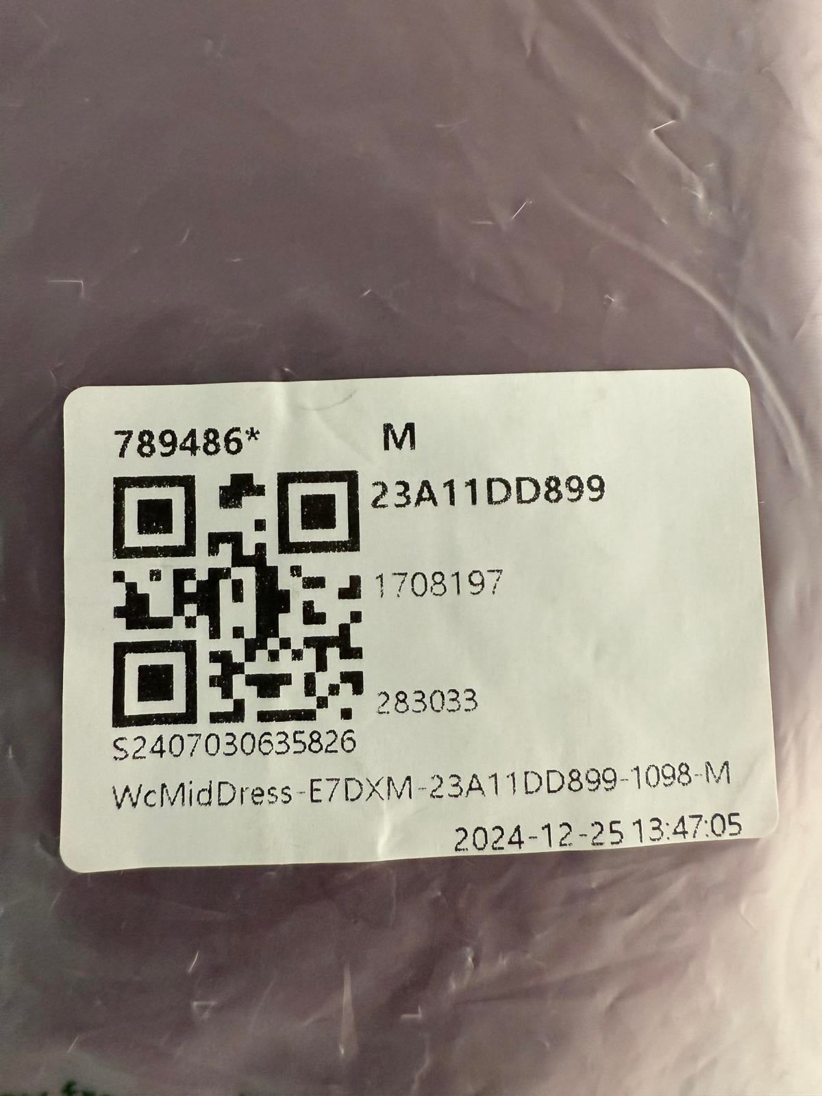 NWT Halara Breezeful High Low 2 Piece Pocket Flowy Midi Casual Dress Amaranth -M